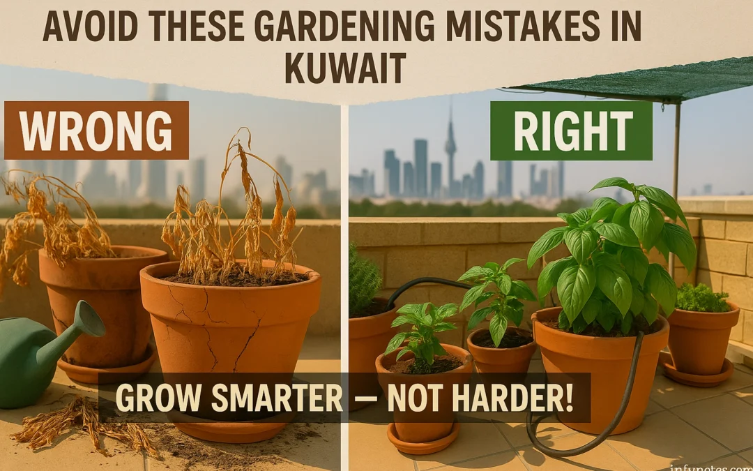 7 Gardening Mistakes Kuwait Beginners Make (And How to Fix Them for a Thriving Garden)