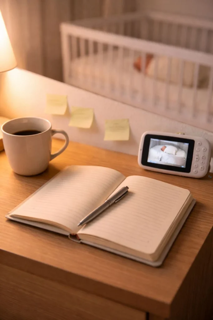 Realistic newborn sleep progress tracking – night wakes getting shorter over time