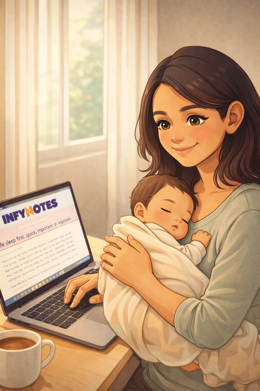 Nithya, the mom behind InfyNotes