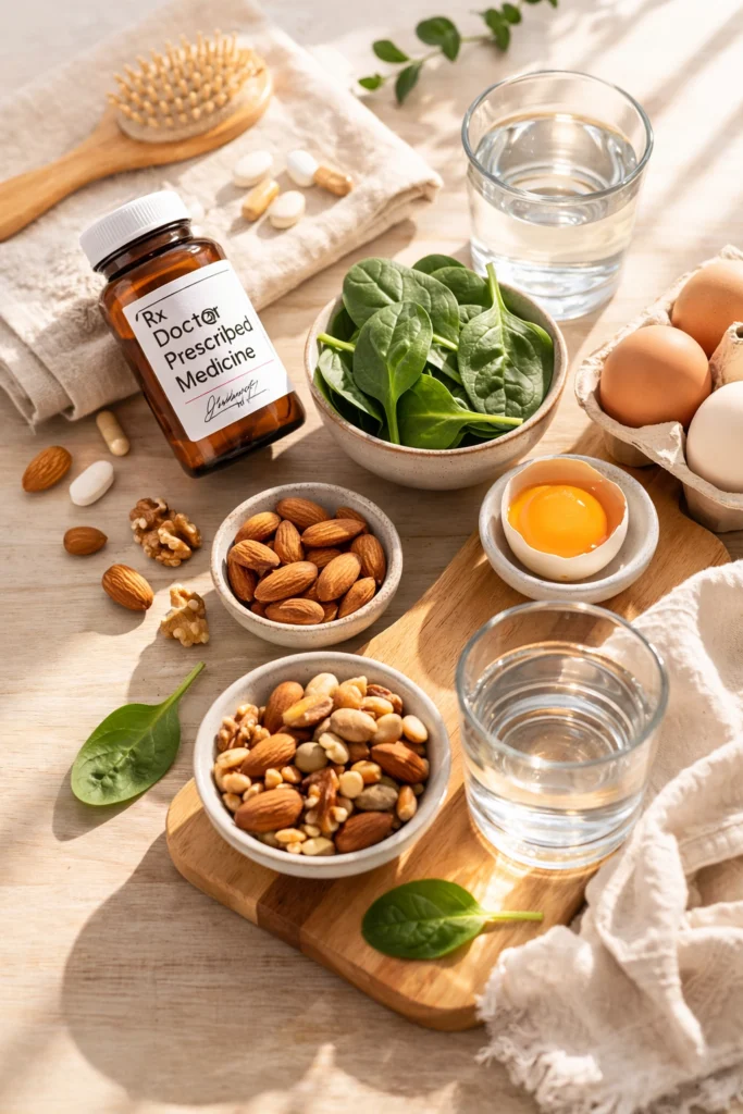 postpartum hair loss timeline support – vitamins and protein for regrowth