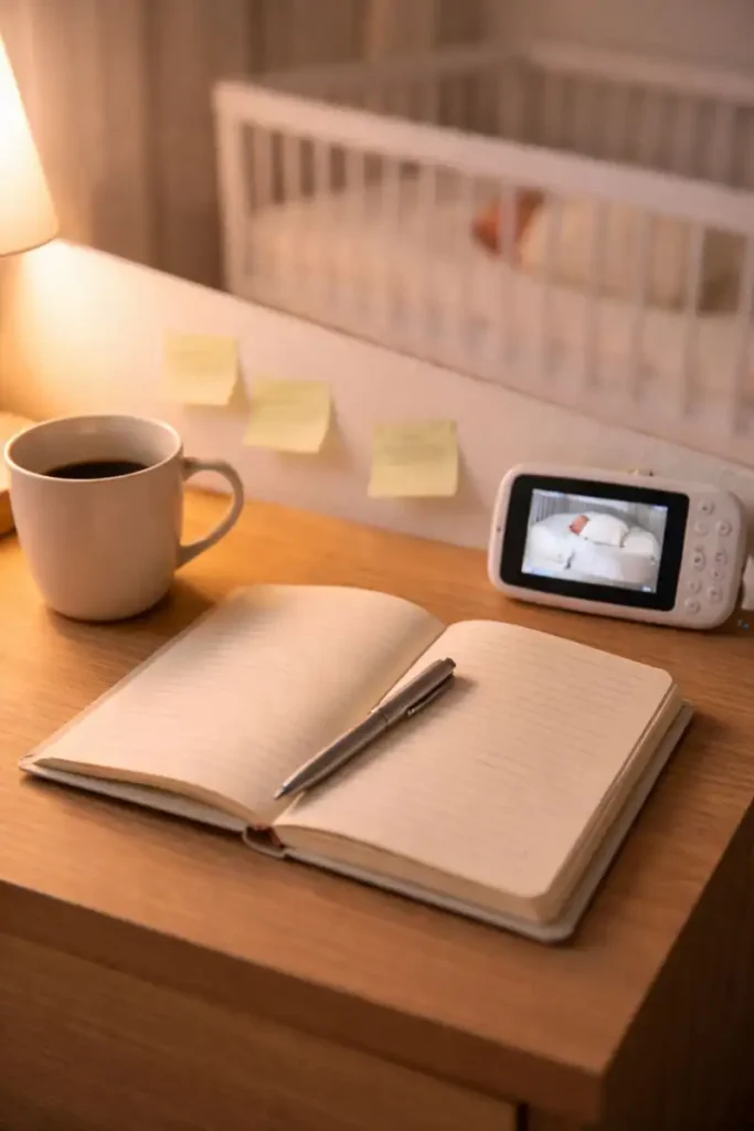 Realistic newborn sleep progress tracking – night wakes getting shorter over time